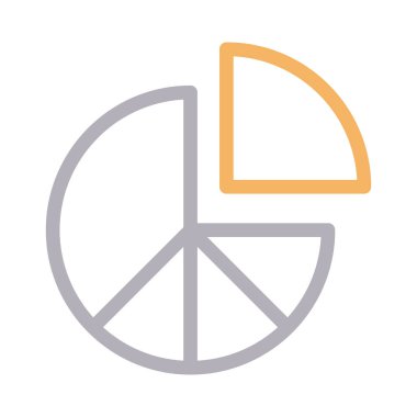 grafik vektör renk çizgisi simgesi