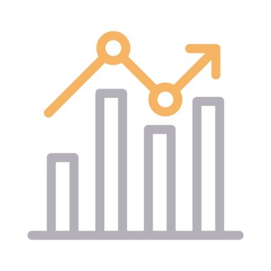 grafik vektör renk çizgisi simgesi