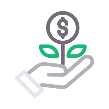 Vektör renk çizgisi simgesini arttır