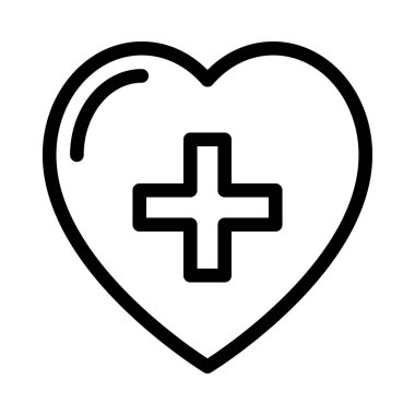 yaşam vektörü ince çizgi simgesi