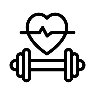 sağlık vektörü ince çizgi simgesi