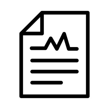 sayfa vektörü ince çizgi simgesi