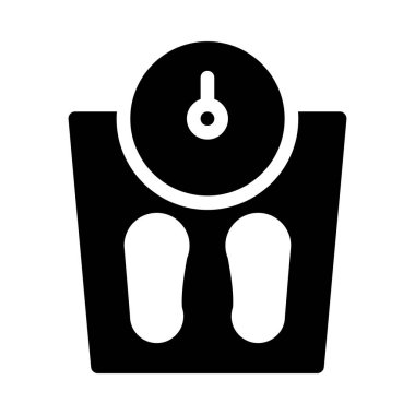 ağırlık vektör düz simge