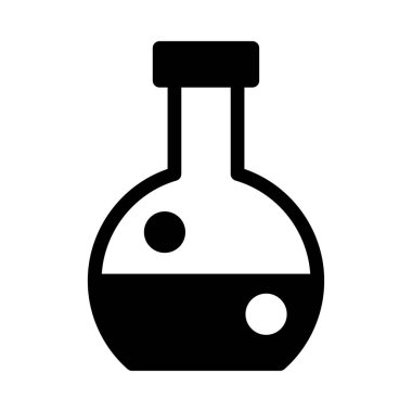 lab vektör düz simgesi