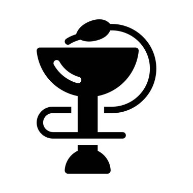 tıbbi vektör sembolü düz simge