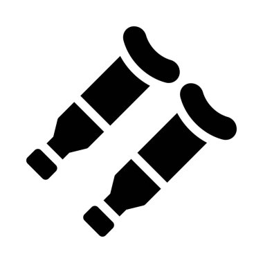 vektör glyph düz simgesini kapat