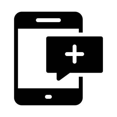 tıbbi vektör sembolü düz simge