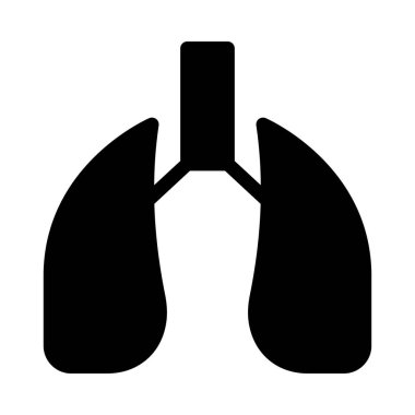 nefes vektör düz simge