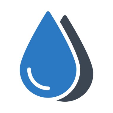 su vektörü renk simgesi