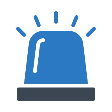 siren vektörü renk simgesi