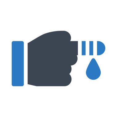 vektör kabartma renk simgesini kes