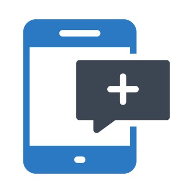 tıbbi vektör renk simgesi