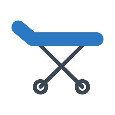 yatak vektörü renk simgesi