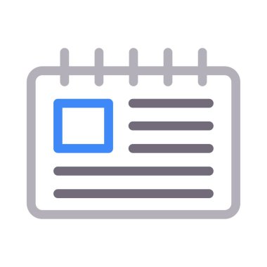 dizüstü bilgisayar vektör renk çizgisi simgesi