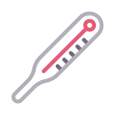 sıcaklık vektör renk çizgisi simgesi