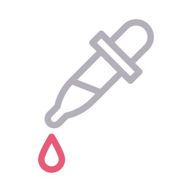 seçici vektör renk çizgisi simgesi