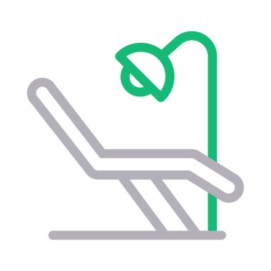 lamba vektör renk çizgisi simgesi