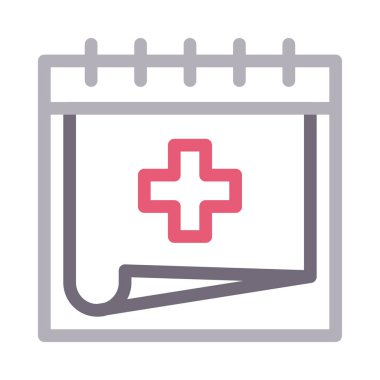 atama vektörü renk çizgisi simgesi