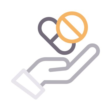 drugs vector colour line icon