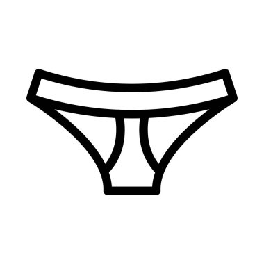 aşınma vektörü ince çizgi simgesi altında 