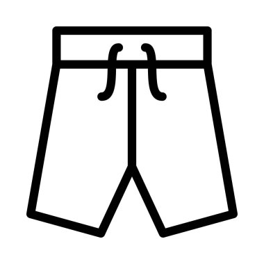 Kumaş vektörü ince çizgi simgesi 