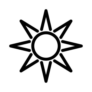 parlak vektör ince çizgi simgesi 