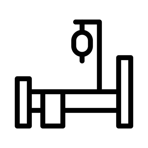 Druppelvector Dunne Lijn Pictogram — Stockvector