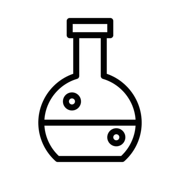 Vector Laboratorio Línea Delgada Icono — Archivo Imágenes Vectoriales