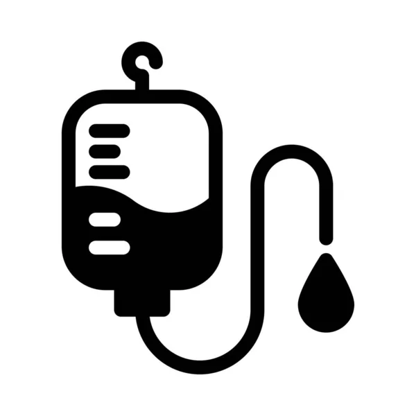 Bottle Vector Glyph Flat Icon — Stock Vector