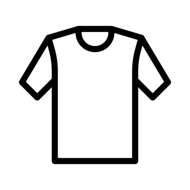 Kumaş vektörü ince çizgi simgesi 