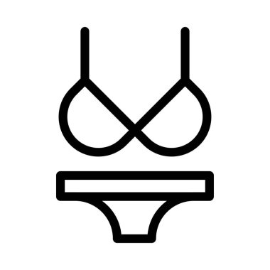 gecelik vektör ince çizgi simgesi 