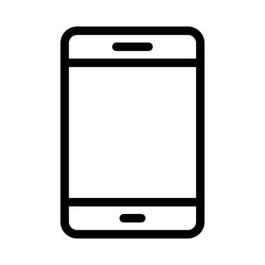 telefon vektörü ince çizgi simgesi 