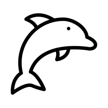 Deniz ürünleri vektörü ince çizgi simgesi