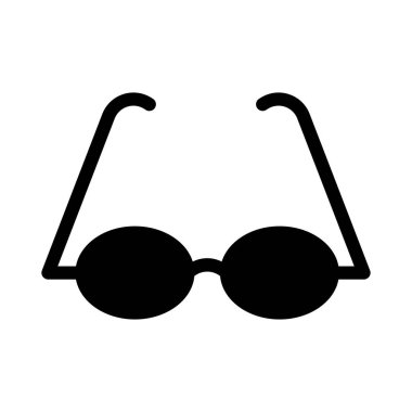gözlük vektör düz simgesi 