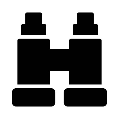 binoküler vektör glifleri düz simge