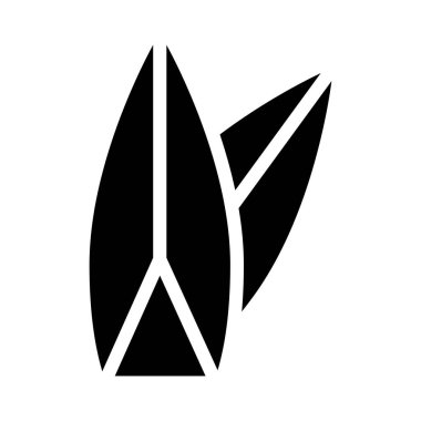 Sörf tahtası vektör düz simgesi