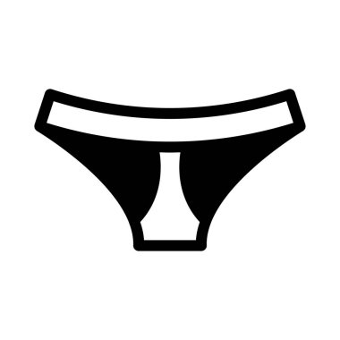 erkek iç çamaşırı vektör düz simge