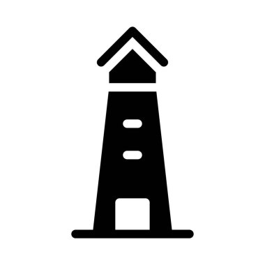 kule vektör düz simgesi