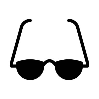 gözlük vektör düz simgesi