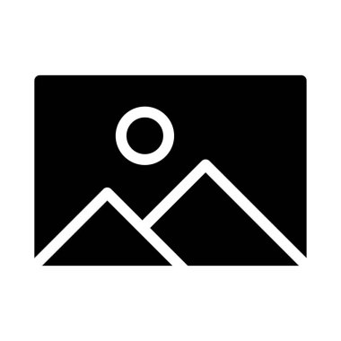 fotoğraf vektörü düz simge