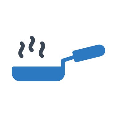 kızartma vektörü renk simgesi