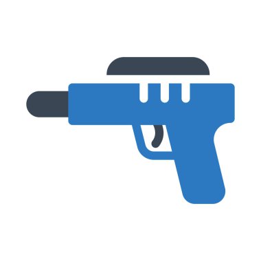 su tabancası vektör renk simgesi