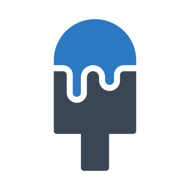 dondurma vektörü renk simgesi 