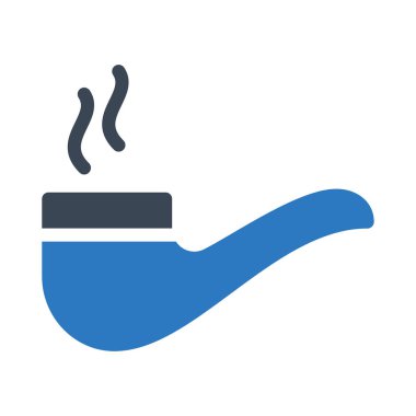 dumanı tüten vektör renk simgesi