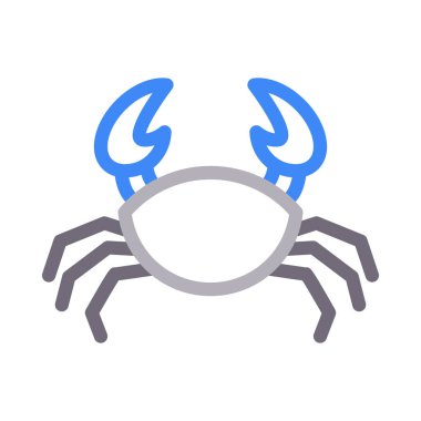 ıstakoz vektör renk çizgisi simgesi