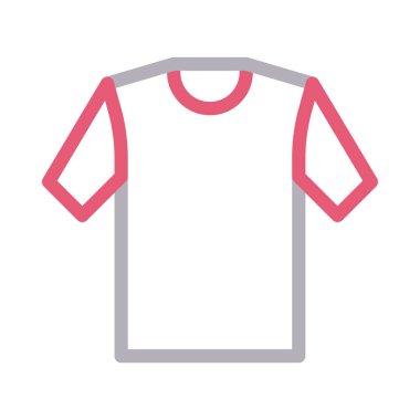 Kumaş vektör renk çizgisi simgesi