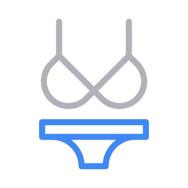 gecelik vektör renk çizgisi simgesi