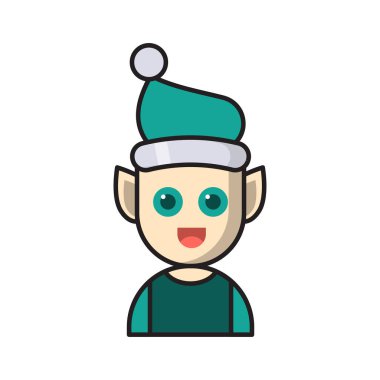 çocuk düz çizgi simgesi 