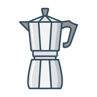 sürahi düz renk çizgisi simgesi 