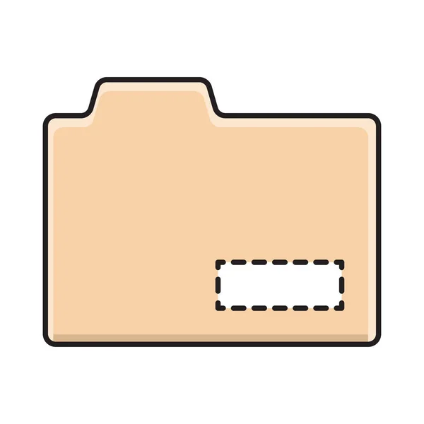 Fichiers Icône Ligne Couleur Plate — Image vectorielle